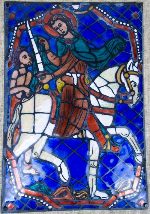 fig 1. French Arts & Crafts Limoges Enamel & Copper Plaque by Sornin Marguerite (1883-1974)