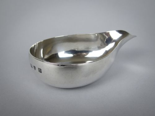 fig 1. George II Sterling Silver Pap Boat, London, 1759.