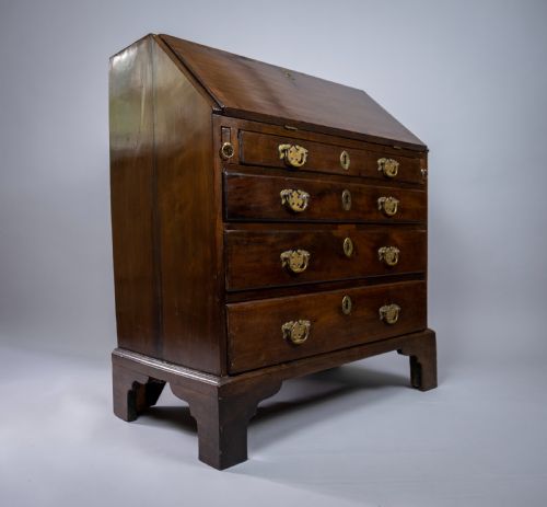 Rare Small 18th Century Mahogany Bureau, C.1760