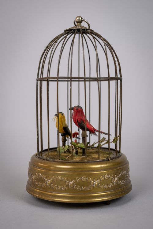 Early 20th Century Swiss Singing Bird Automaton by Reuge Music, Sainte-croix.
