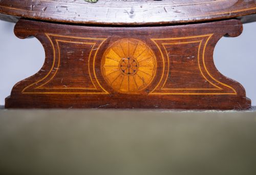fig 3. Early 20th Century Sheraton Revival Inlaid Mahogany Tub Chair.