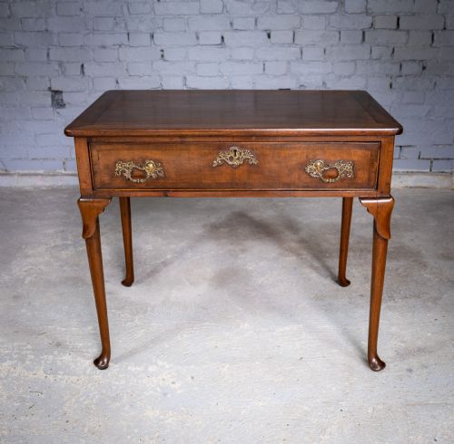 fig 1. Fine George III Mahogany Single Drawer Side Table.