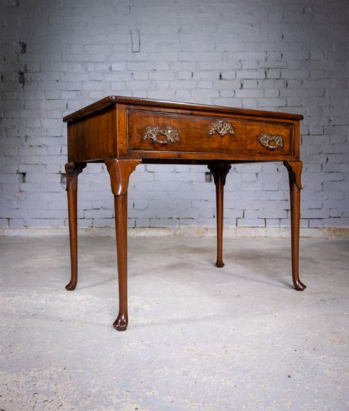 fig 2. Fine George III Mahogany Single Drawer Side Table.
