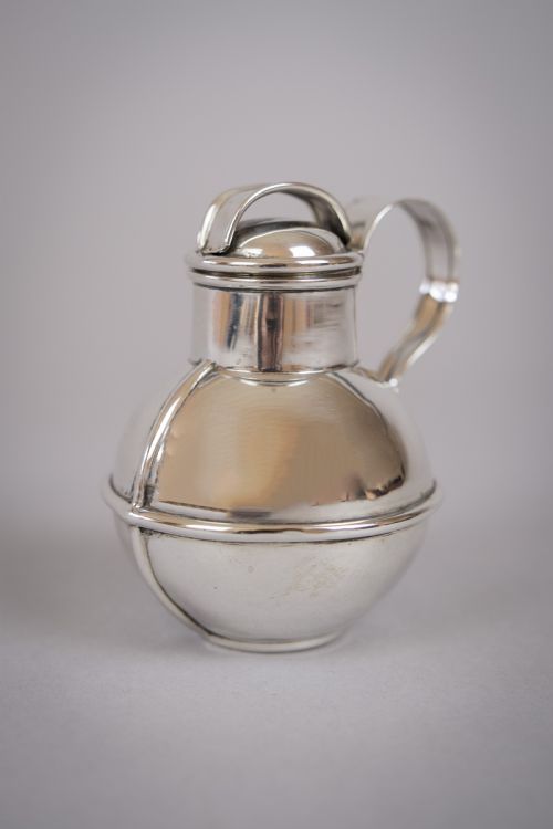 Sterling Silver Novelty Jersey Milk / Cream Jug. Birmingham, 1901.