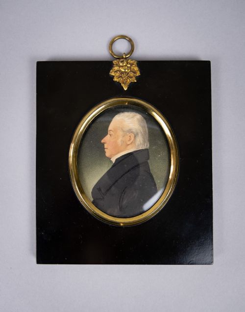 Portrait Miniature of Thomas Littlewood at Windsor, December 1822. Watercolour.