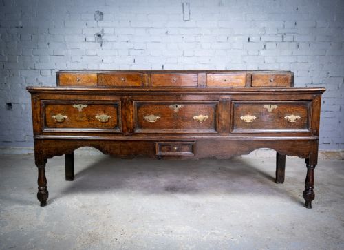 Early 18th Century Joined Oak Dresser, C.1720.