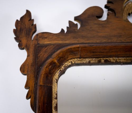 fig 1. Large George III Mahogany Fretwork & Gilt Mirror, c.1800