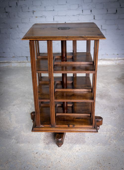 Revolving Bookcase Made from Nelson's Flagship 'Foudroyant', by Goodall, Lamb & Heighway.