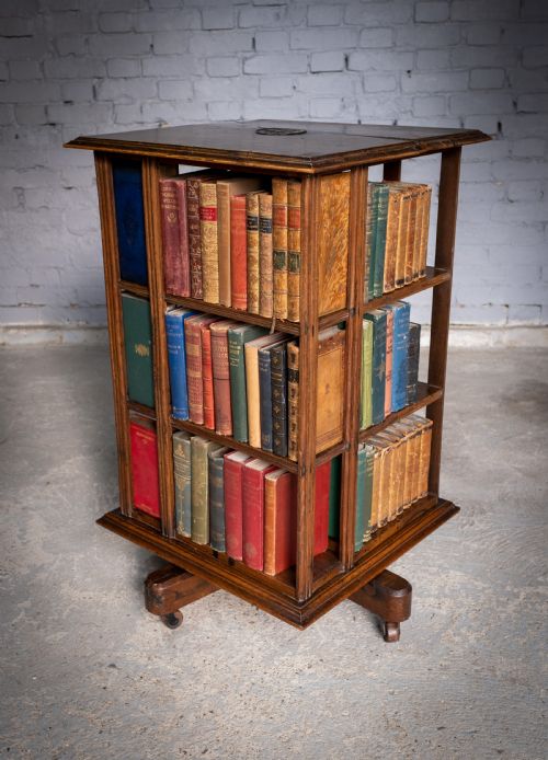 fig 1. Revolving Bookcase Made From Nelson's Flagship 'Foudroyant', by Goodall, Lamb & Heighway.