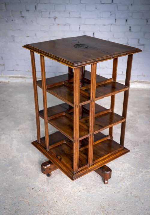 fig 2. Revolving Bookcase Made From Nelson's Flagship 'Foudroyant', by Goodall, Lamb & Heighway.