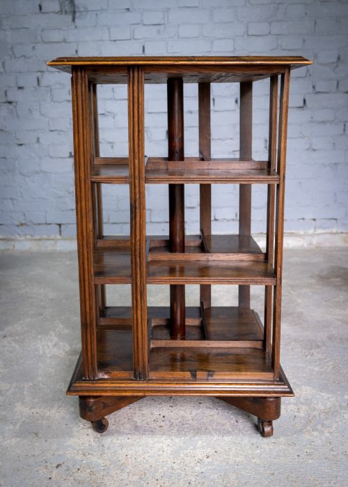 fig 3. Revolving Bookcase Made From Nelson's Flagship 'Foudroyant', by Goodall, Lamb & Heighway.