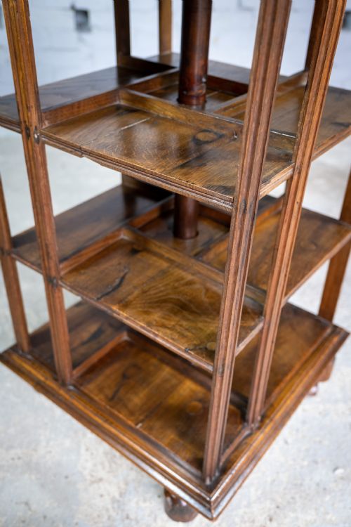 fig 7. Revolving Bookcase Made From Nelson's Flagship 'Foudroyant', by Goodall, Lamb & Heighway.