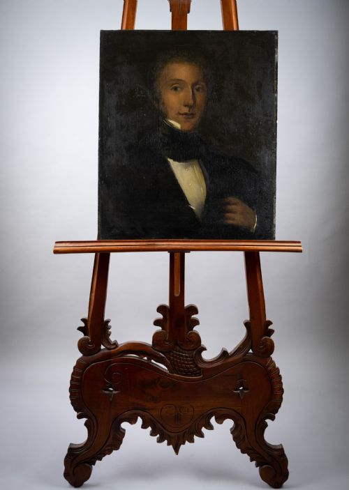 19th Century Portrait of Sir John Montefiore. Oil on Canvas. English School.