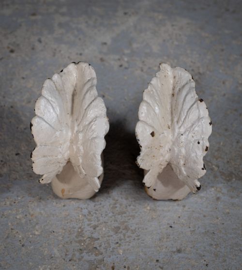 PAIR OF 19TH CENTURY VICTORIAN CAST IRON CHERUBS - ADDITIONAL PHOTO 8