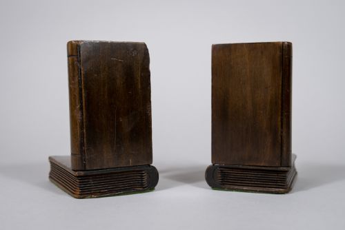 PAIR OF 19TH CENTURY BRONZE STAG BOOKENDS - ADDITIONAL PHOTO 7