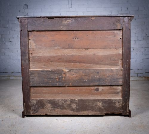 GEORGE III COUNTRY OAK CHEST OF DRAWERS - ADDITIONAL PHOTO 11