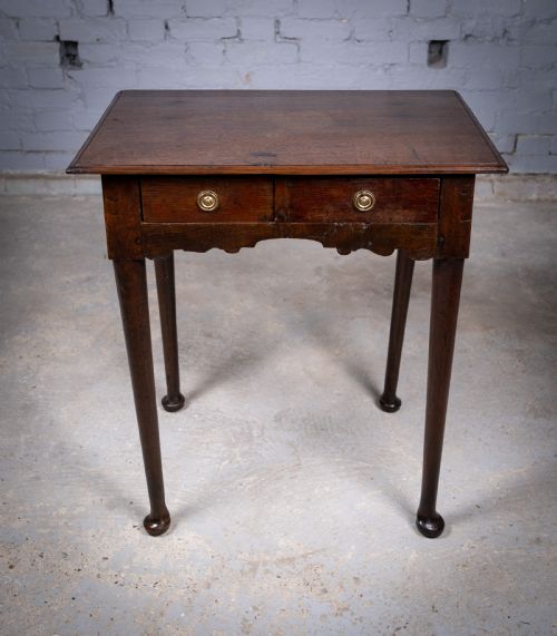 GEORGIAN COUNTRY OAK LAMP SIDE TABLE C1800 - ADDITIONAL PHOTO 1