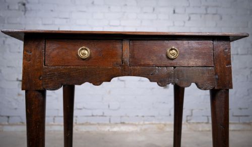 GEORGIAN COUNTRY OAK LAMP SIDE TABLE C1800 - ADDITIONAL PHOTO 4