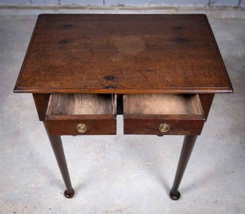 GEORGIAN COUNTRY OAK LAMP SIDE TABLE C1800 - ADDITIONAL PHOTO 6