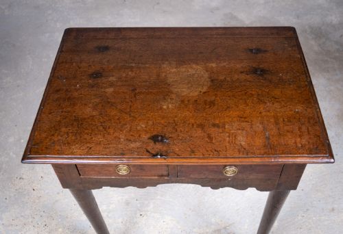 GEORGIAN COUNTRY OAK LAMP SIDE TABLE C1800 - ADDITIONAL PHOTO 7