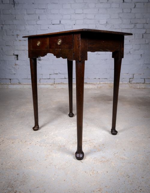GEORGIAN COUNTRY OAK LAMP SIDE TABLE C1800 - ADDITIONAL PHOTO 8