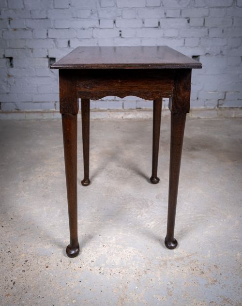 GEORGIAN COUNTRY OAK LAMP SIDE TABLE C1800 - ADDITIONAL PHOTO 9