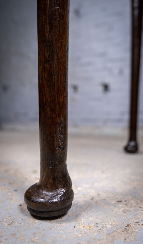 GEORGIAN COUNTRY OAK LAMP SIDE TABLE C1800 - ADDITIONAL PHOTO 12
