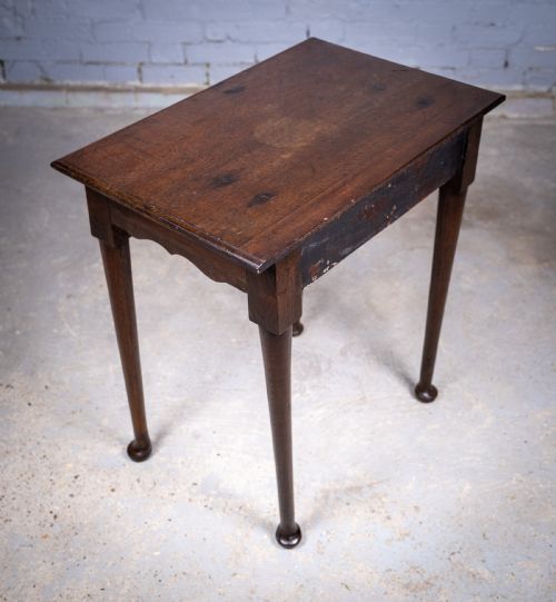 GEORGIAN COUNTRY OAK LAMP SIDE TABLE C1800 - ADDITIONAL PHOTO 14