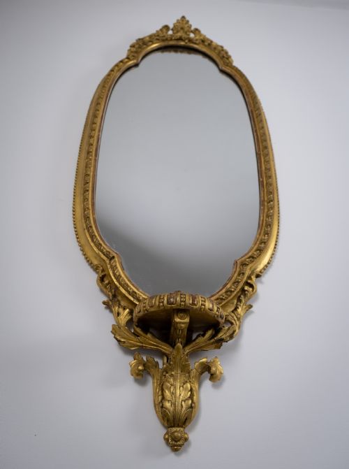 GILT GESSO PIER MIRROR BY CHARLES NOSOTTI C1870 - ADDITIONAL PHOTO 4