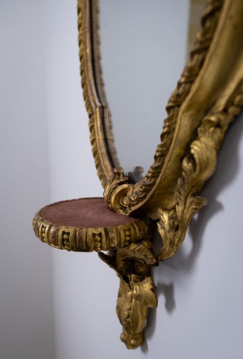 GILT GESSO PIER MIRROR BY CHARLES NOSOTTI C1870 - ADDITIONAL PHOTO 5