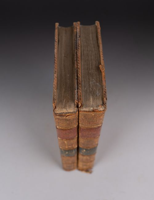 1792 LETTERS OF JUNIUS FIRST EDITION TREE CALF BINDING 2 BOOK SET - ADDITIONAL PHOTO 5