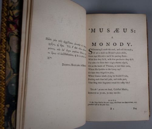 1779 POEMS BY WILLIAM MASON IN ONE VOLUME BOOK - ADDITIONAL PHOTO 9