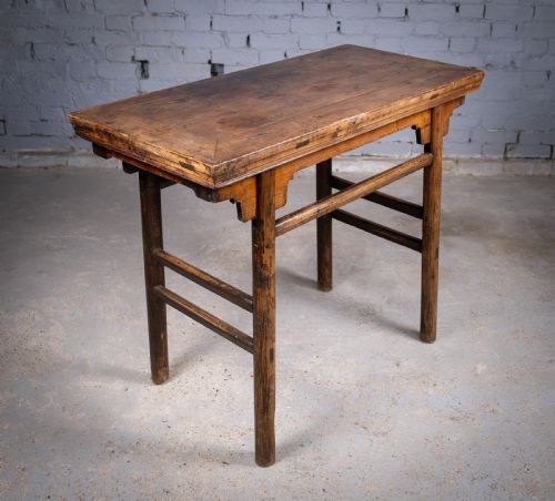 19th century chinese elm altar table - CATEGORY: ANTIQUE TABLES - DATED 19TH CENTURY