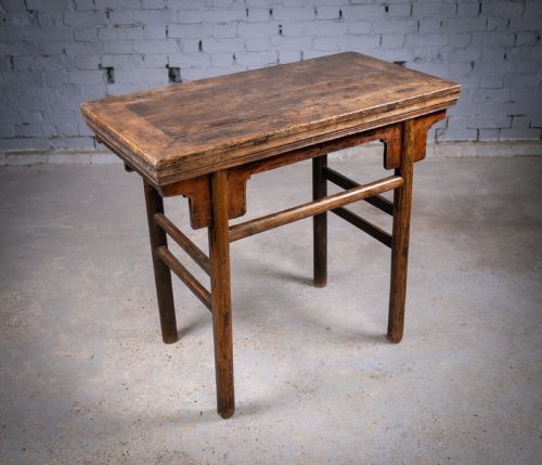 19th century chinese elm altar table - CATEGORY: ANTIQUE TABLES - DATED 19TH CENTURY