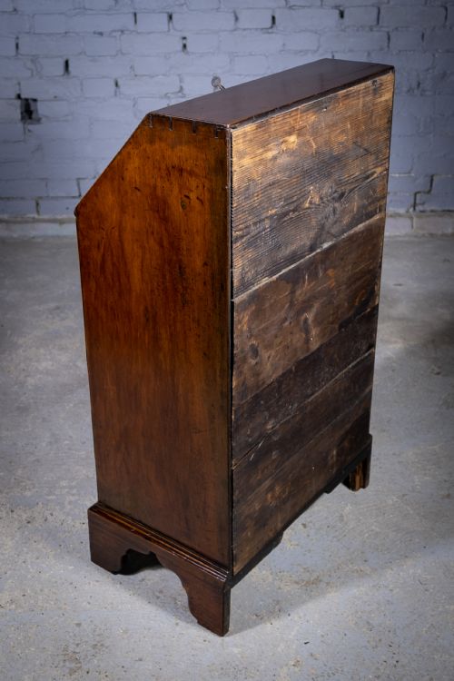 DIMINUTIVE GEORGE III MAHOGANY BUREAU - ADDITIONAL PHOTO 17