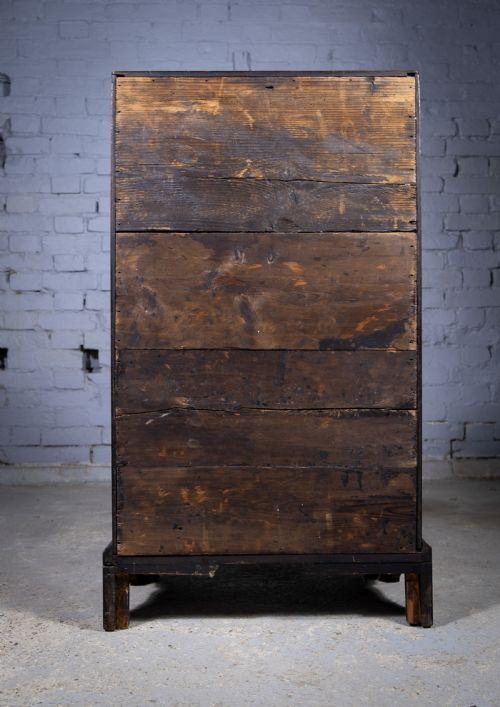 DIMINUTIVE GEORGE III MAHOGANY BUREAU - ADDITIONAL PHOTO 18