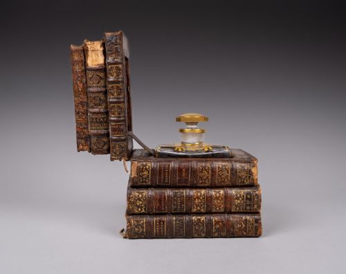 EARLY 20TH CENTURY ANTIQUE BOOK DECANTER BOX - ADDITIONAL PHOTO 5