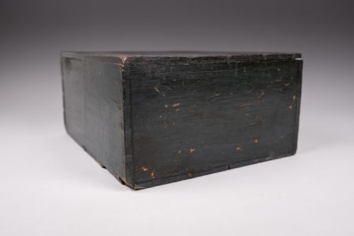 VICTORIAN PAINTED PINE TABLE TOP DRAWERS DATED 1892 - ADDITIONAL PHOTO 10