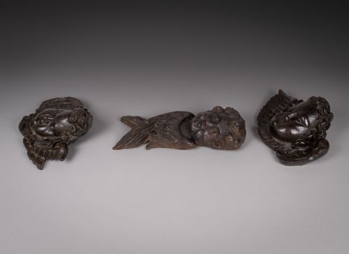 18TH CENTURY CARVED CHERUBS ANGEL - ADDITIONAL PHOTO 7