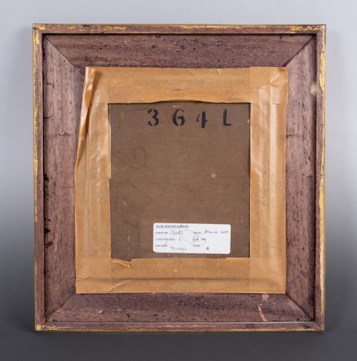 19TH CENTURY OIL ON BOARD COTTAGE INTERIOR - ADDITIONAL PHOTO 5