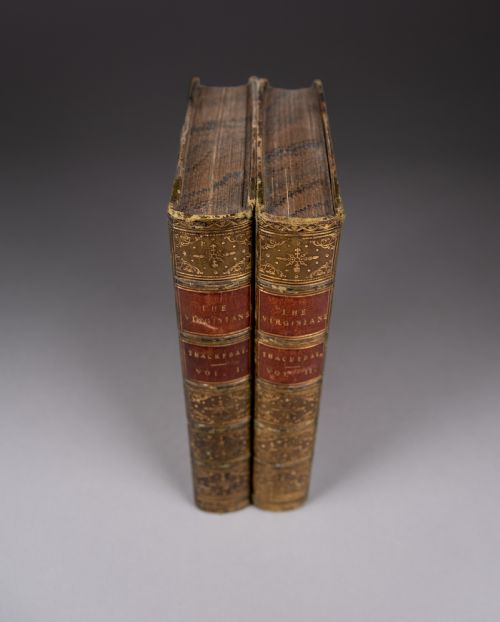 185859 THE VIRGINIANS BY W THACKERAY FIRST ISSUE FIRST EDITION 2 BOOK SET - ADDITIONAL PHOTO 4