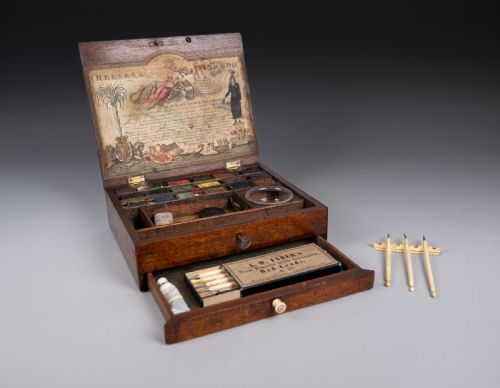 RARE 18TH CENTURY REEVES INWOOD WATERCOLOUR PAINT BOX C1785 - ADDITIONAL PHOTO 8
