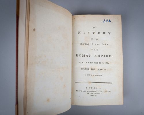 17881790 HISTORY OF THE DECLINE AND FALL OF THE ROMAN EMPIRE BY EDWARD GIBBON 12 BOOK SET - ADDITIONAL PHOTO 10
