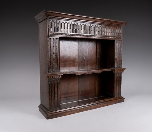 LATE 17TH CENTURY DUTCH OAK HANGING CUPBOARD - ADDITIONAL PHOTO 2