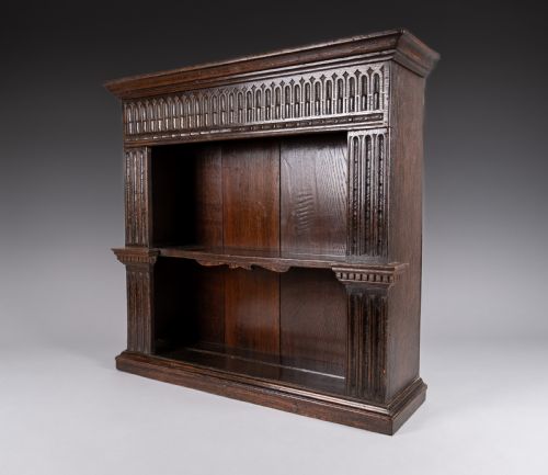 LATE 17TH CENTURY DUTCH OAK HANGING CUPBOARD - ADDITIONAL PHOTO 3