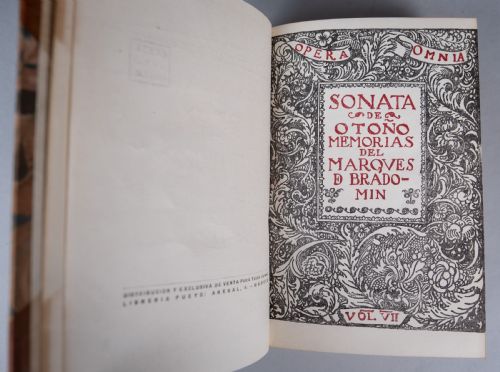 SONATAS MEMORIAS DEL MARQUS DE BRADOMN BY RAMN M DEL VALLEINCLN TWO BOOK SET - ADDITIONAL PHOTO 2