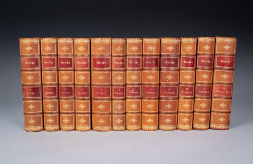 goethes werke goethe's work by johann wolfgang von goethe 12 book set - CATEGORY: ANTIQUE MISCELLANEOUS - DATED 1930