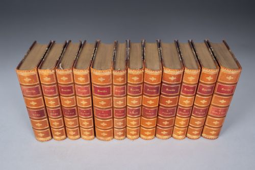 GOETHES WERKE GOETHE'S WORK BY JOHANN WOLFGANG VON GOETHE 12 BOOK SET - ADDITIONAL PHOTO 1