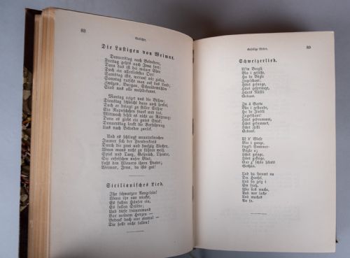 GOETHES WERKE GOETHE'S WORK BY JOHANN WOLFGANG VON GOETHE 12 BOOK SET - ADDITIONAL PHOTO 9