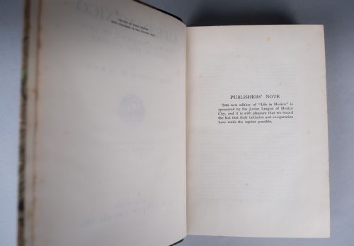 LIFE IN MEXICO BY MADAME FRANCES CALDERON DE LA BARCA C1951 BOOK - ADDITIONAL PHOTO 6